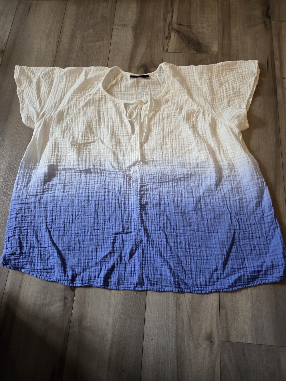 Lane Bryant Ombre Tie-Neck Tunic